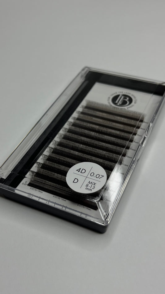 FIBRAS TECNOLÓGICAS BROWS 4W-CURVA D (8-13mm)